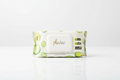 Pack of Arius wipes with avocado and cucumber design on a white background